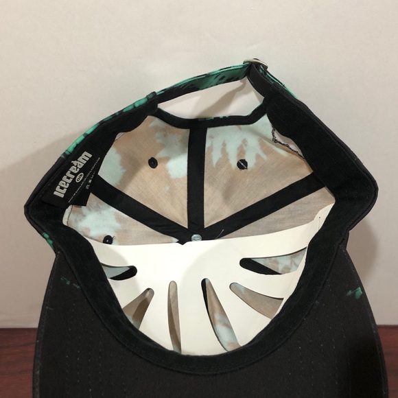 Billionaire Boys Club, Icecream Dad Hat, Black & Green - Picture 10 of 11